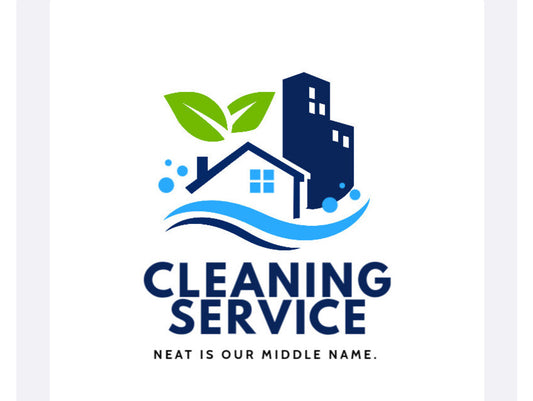 Cleaning service logo